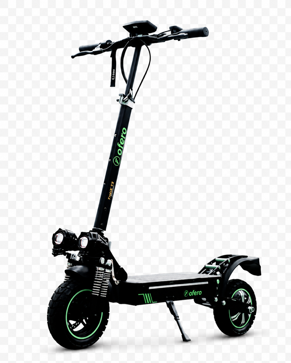 Ofero TrailX T3 in black and green