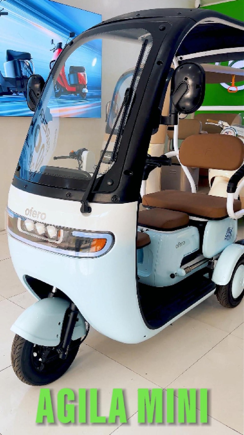 Ofero Agila Mini compact e-trike showroom photo in the Philippines